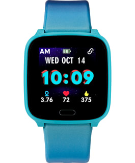 iConnect by Timex Kids Active 37mm Resin Strap Smartwatch Blue large