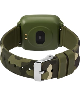 iConnect by Timex Kids Active 37mm Resin Strap Smartwatch Green/Camo large