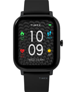 Timex Metropolitan S 36mm Silicone Strap Watch Black large