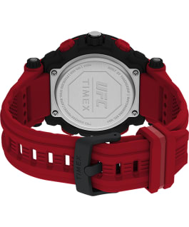 Timex UFC Impact 50mm Resin Strap Watch Black/Red large