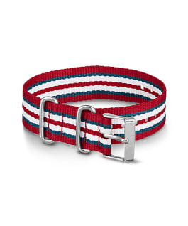 20mm Nylon Strap Red large