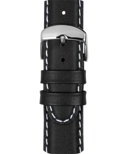 20MM Black Leather Strap Men's Timex Watch