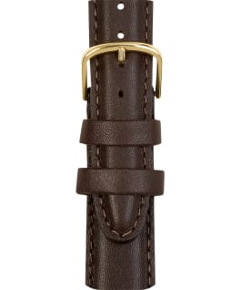 18mm Mens Leather Strap Brown large