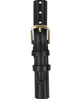 12mm Leather with Gold Strap Black large