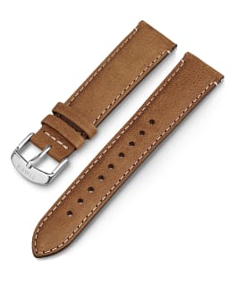 20mm iQ Light Brown Leather Strap Brown large