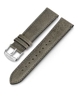 20mm iQ Light Grey Leather Strap Gray large