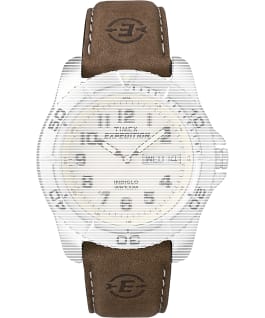 Replacement 20mm Leather Strap for Expedition Traditional Brown large