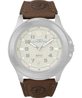 Replacement 20mm Leather Strap for Expedition Metal Fld Brown large