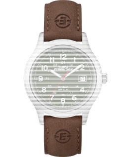 Replacement 39mm Leather Strap for Expedition Traditional Brown large