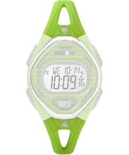 Replacement 14mm Silicone Strap for IRONMAN Sleek 50 Mid-Size Green large