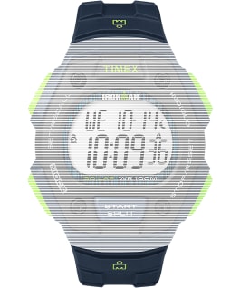 Replacement 18mm Resin Strap for Ironman Classic 30 Full-Size TW5M53100 Blue large