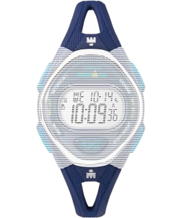 Replacement 15mm Silicone Strap for IRONMAN Sleek 50 Mid-Size for TW5M13600 Blue large