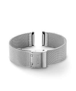 16mm Womens Mesh Band Silver-Tone large