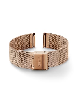 16mm Womens Mesh Band Rose-Gold-Tone large