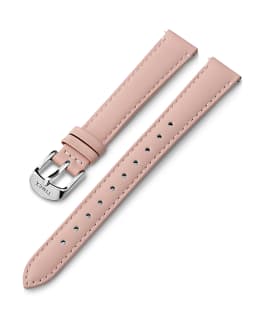 14mm Silver Buckle Leather Strap Pink large
