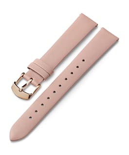 16mm Rose Gold Buckle Leather Strap Pink large