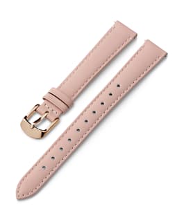14mm Gold Buckle Leather Strap Pink large
