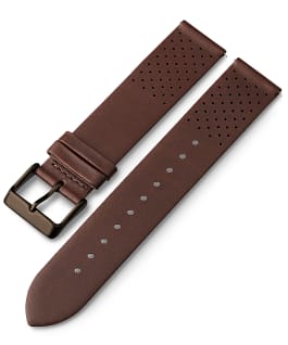 20mm Quick Release Leather Strap with Perforations 1 Brown large