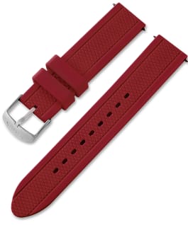 Replacement 20mm Silicone Strap For Tribute Gamer Red large