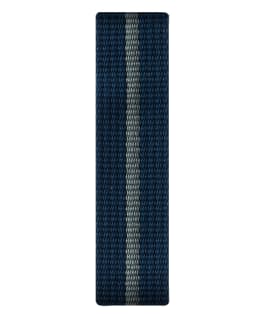 Blue/Gray Nylon Slip-thru Strap  large