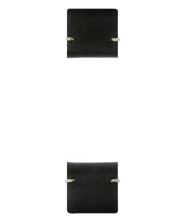 Black Leather 2-piece Strap  large