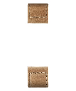 Tan Leather 2-piece Strap  large
