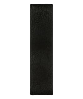 Black Leather Slip-thru Strap  large
