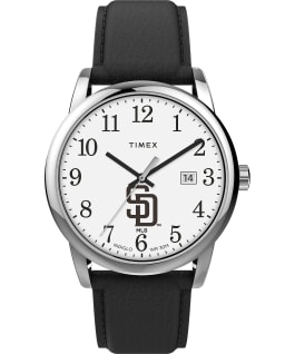 Easy Reader San Diego Padres Men's Timex Watch Silver-Tone/Black/White
