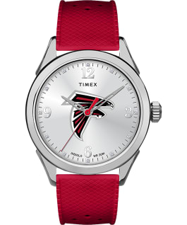 Athena Red Atlanta Falcons Women's Timex Watch Silver-Tone/Red/White