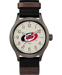 Clutch Carolina Hurricanes Men's Timex Watch Titanium/Black/Other