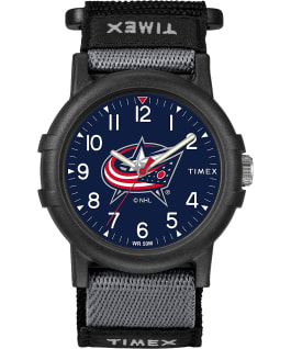 Recruit Columbus Blue Jackets Youth Timex Watch Black/Other