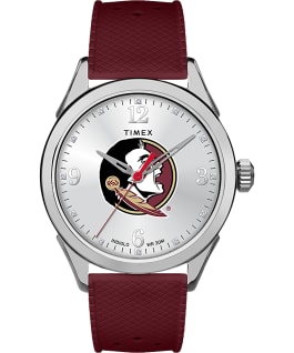 Athena Crimson Florida State Seminoles Women's Timex Watch Silver-Tone/Other/White