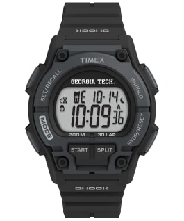 Takeover Georgia Tech Yellow Jackets Men's Timex Watch Black/Digital
