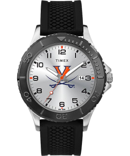 Gamer Black Virginia Cavaliers Men's Timex Watch Black/Silver-Tone