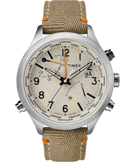 timex world time watch