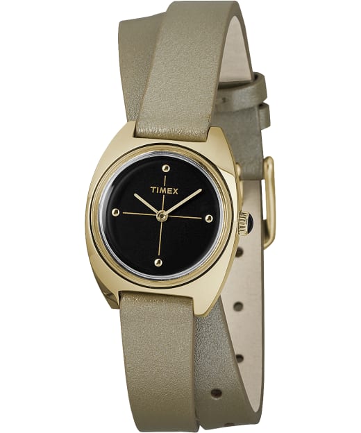 timex leather watch