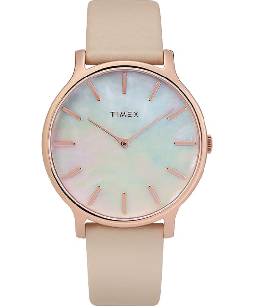 timex rose gold watch