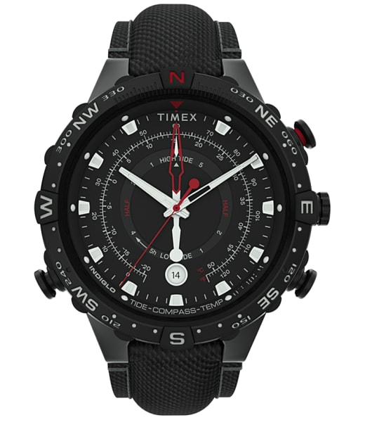 timex intelligent quartz tide temp compass watch