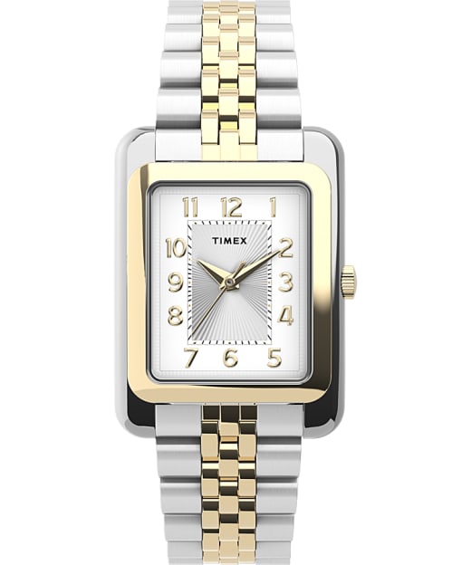 timex two tone watch