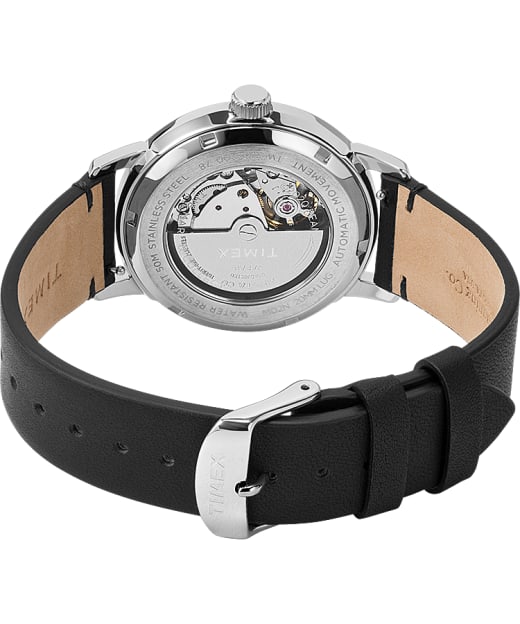 Timex Marlin Automatic X Peanuts Featuring Snoopy And Woodstock 40mm Leather Strap Watch Timex Eu