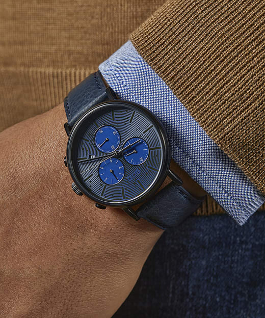 timex fairfield chronograph black