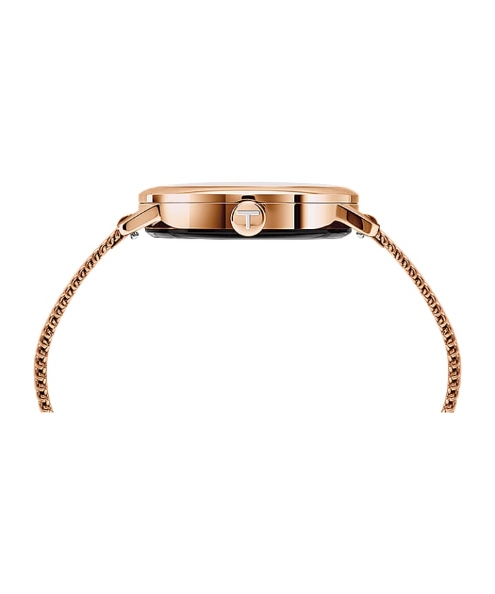 RE-BALANCE T-1 WOMAN - IP ROSE GOLD MESH BAND large