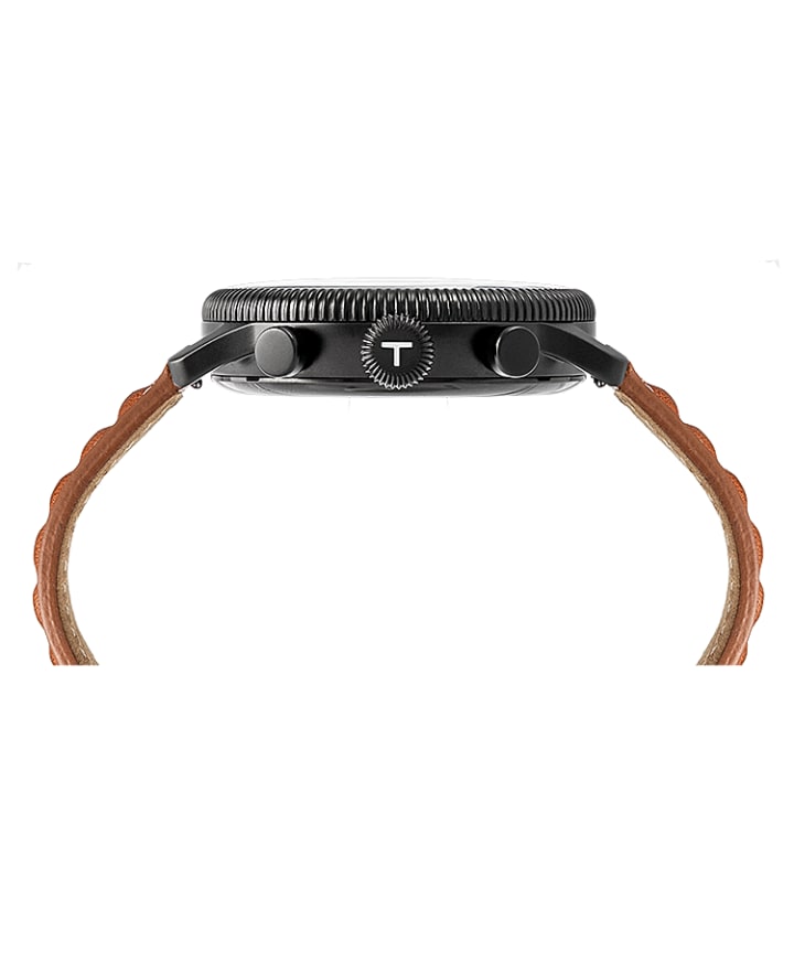 RE-BALANCE T-1 CHRONO SPORT - BLUE AND BROWN large