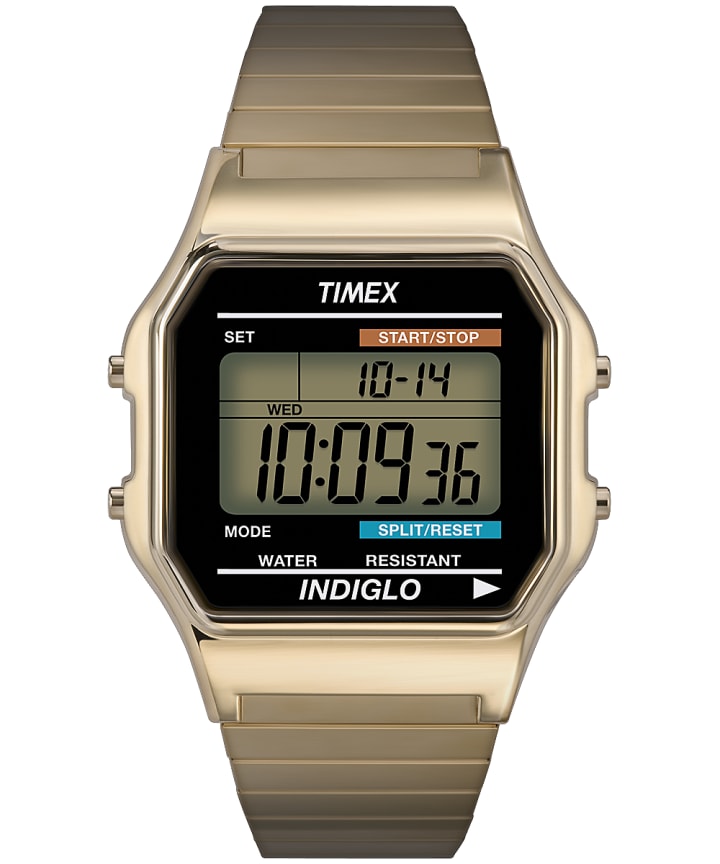 Classic Digital Gold-Tone large