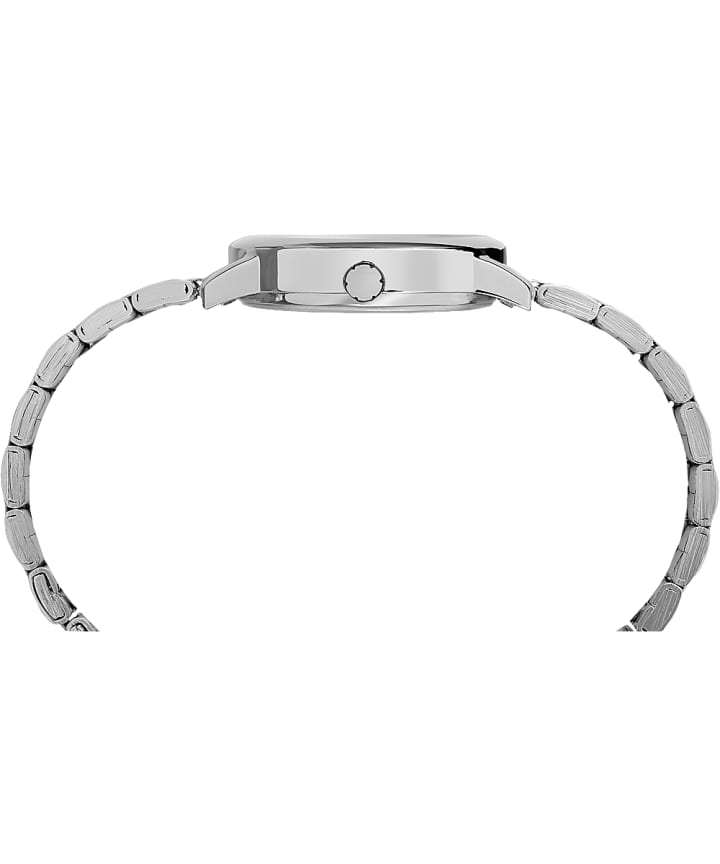 Easy Reader 30 mm, grande, bracelet ton argent/blanc