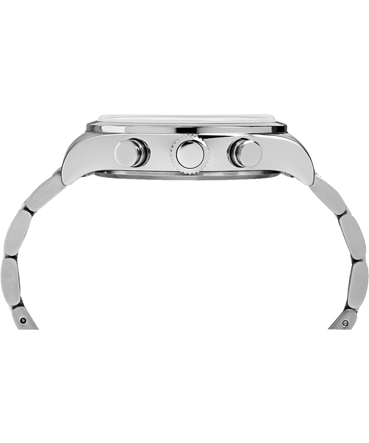 Waterbury Traditional Chronograph 42 mm in acciaio Stainless-Steel/Black large