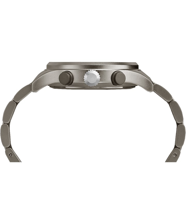 Reloj cronógrafo Allied de 42 mm con correa metálica Gray/Black large