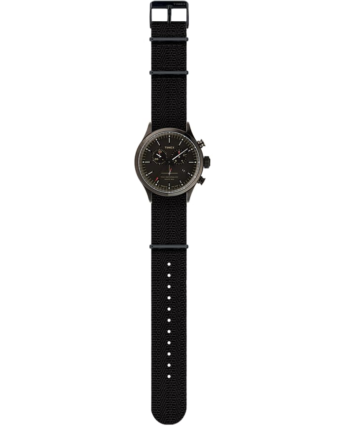 Waterbury Chronograph 42mm Grosgrain Strap Watch large