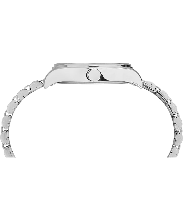 Waterbury Traditional 34mm Stainless Steel Bracelet Watch Stainless-Steel/White large