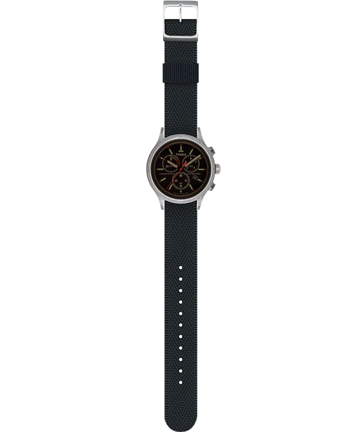 Allied Chronograph 42mm Reversible Fabric Strap Watch large